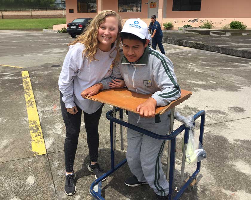 Delegación misionera de Future & Hope International en Ecuador